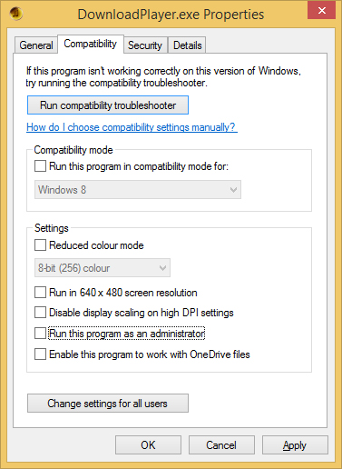 Check File Permissions Download Player